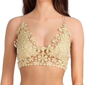 Free people miss dador floral bralette